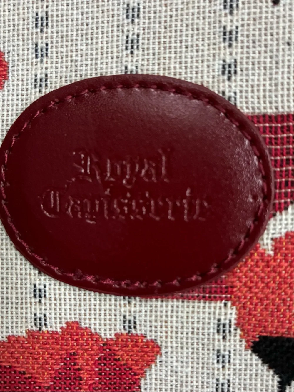 Royal Tapisserie Paris Red Poppy Cosmetic Pouch